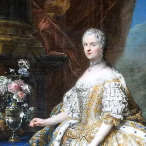 Carle Van Loo's Official Portrait of Queen Marie Leczinska