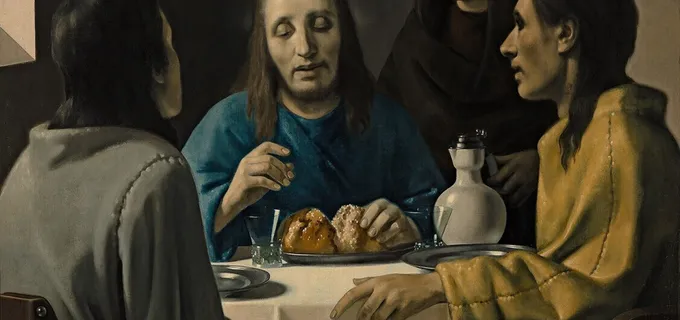 Van Meegeren's fake Vermeer, Supper at Emmaus, 1937