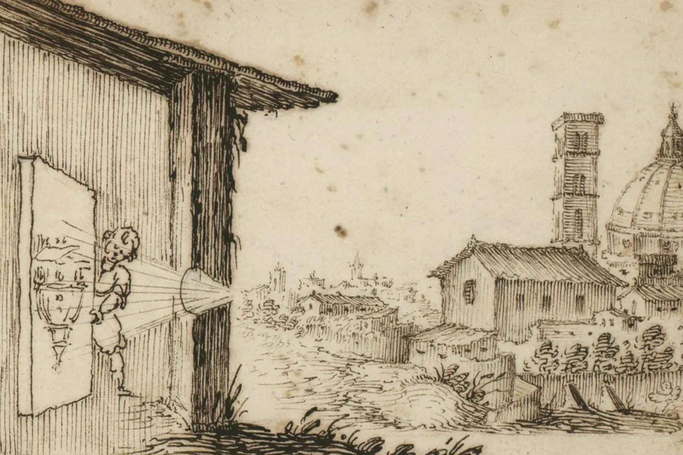 Cropped - Camera obscura unrestored