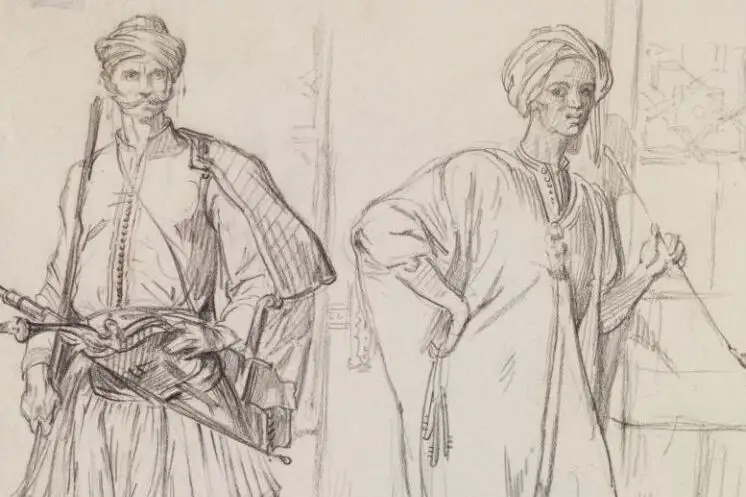 Cropped - An Albanian and a Nubian