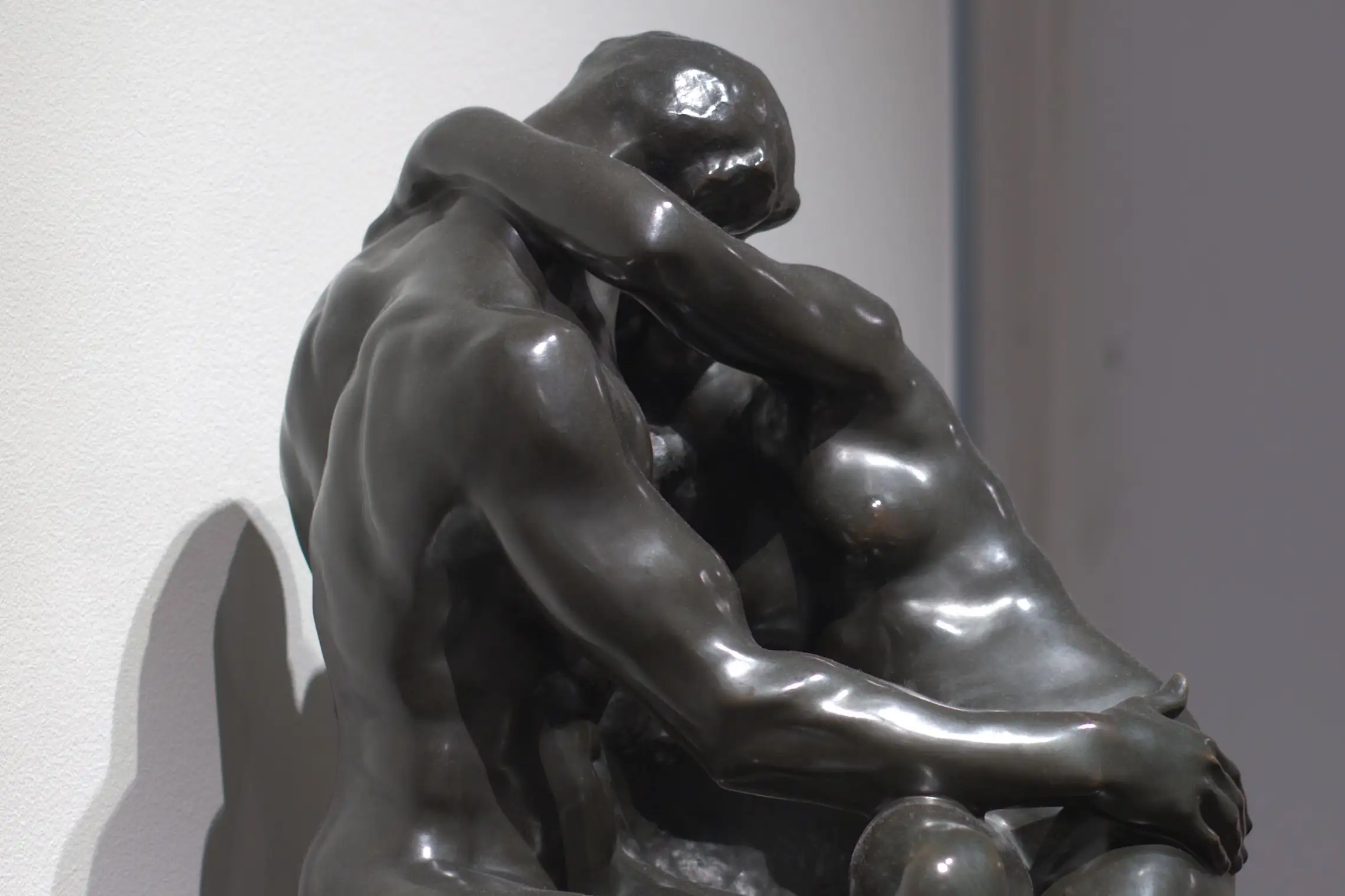 Cropped - The Kiss (Paolo and Francesca) 1886 bronze by August Rodin (IMGP2717a)