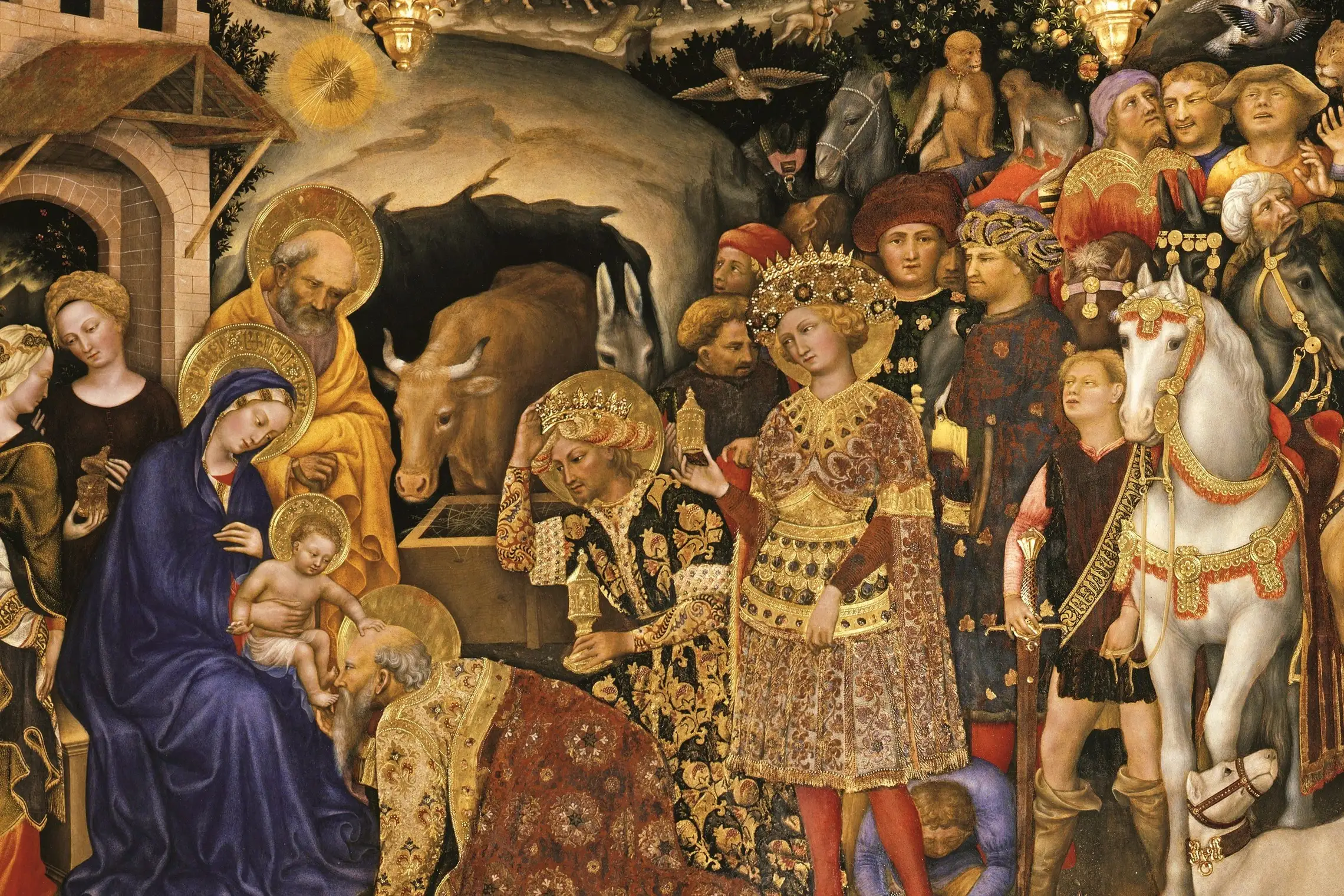 Cropped - Adoration of the Magi (detail)