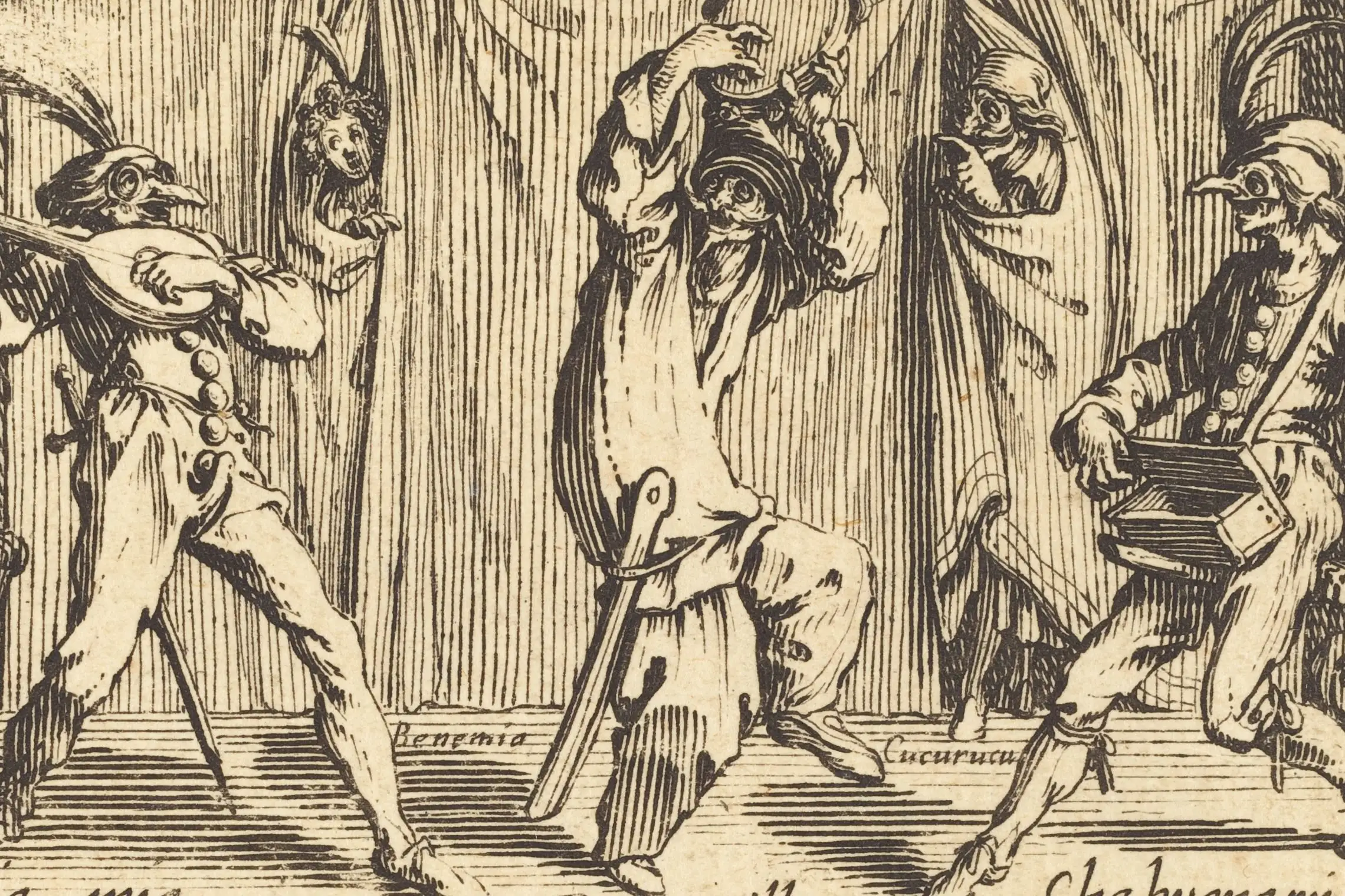 Cropped - Frontispiece for "Balli di Sfessania"