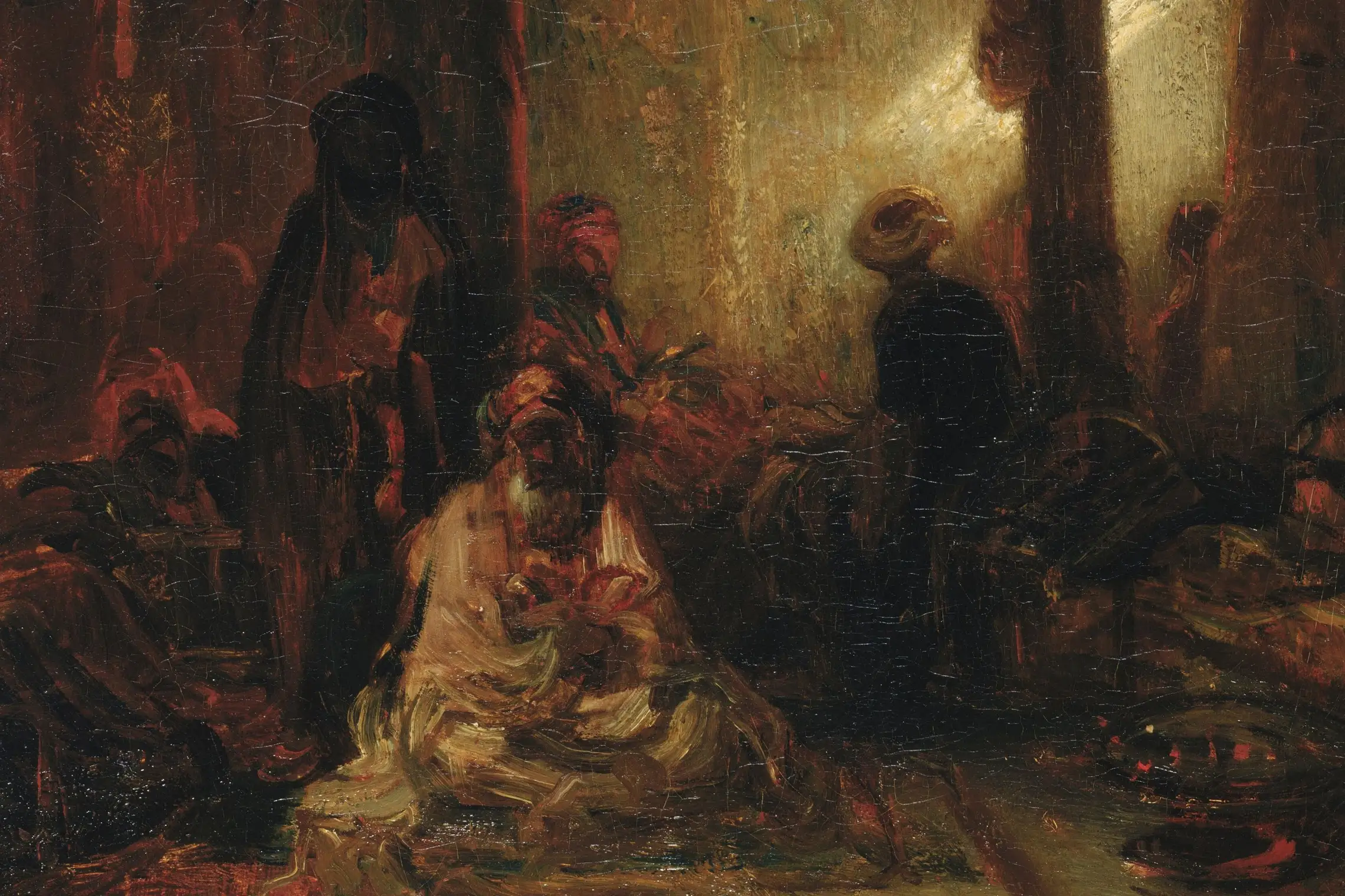 Cropped - Interior of a Turkish Cafe