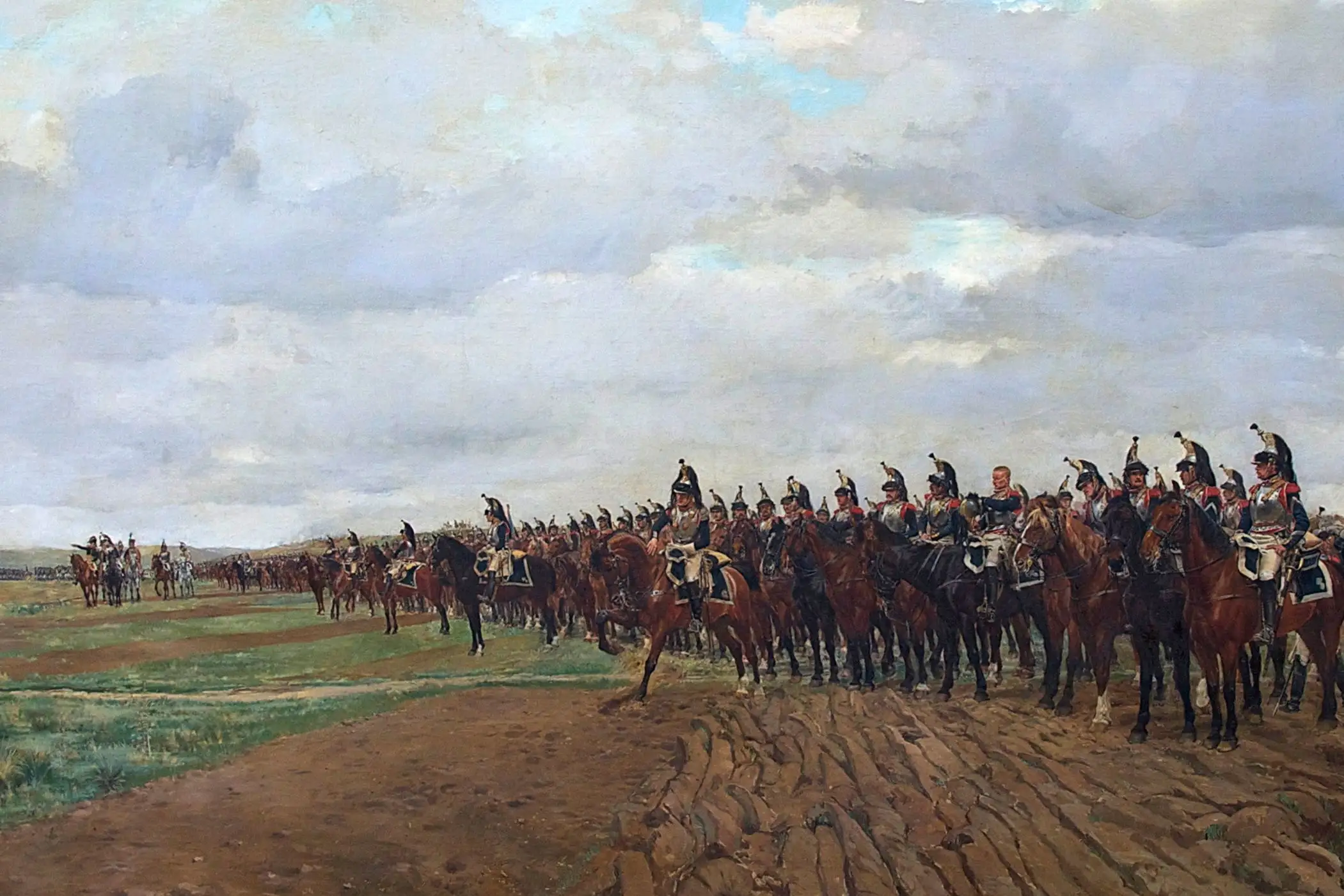 Cropped - 1805, Les Cuirassiers avant la charge