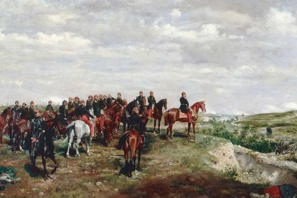 Cropped - Napoleon III at the Battle of Solferino