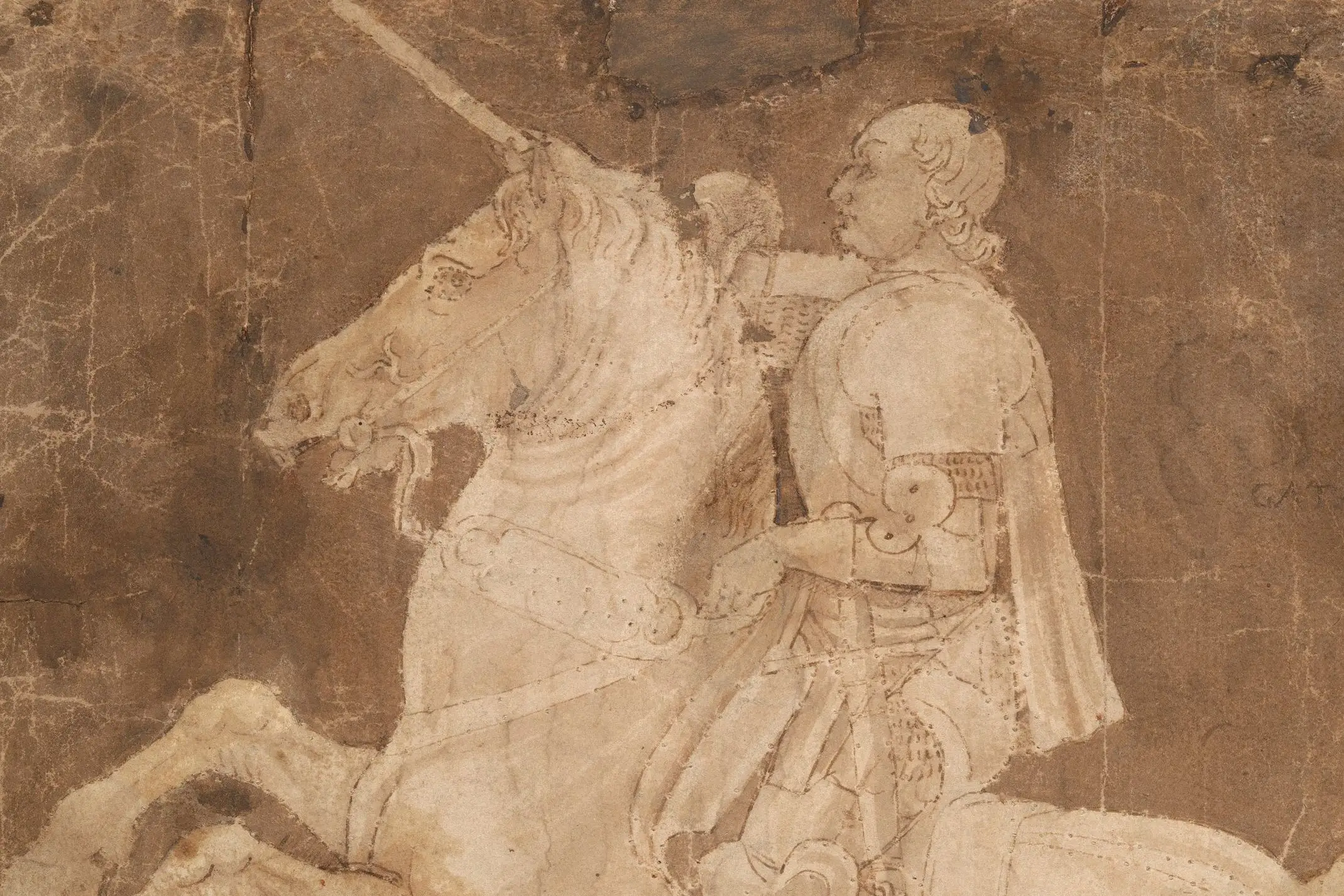 Cropped - Study for the Equestrian Monument to Francesco Sforza