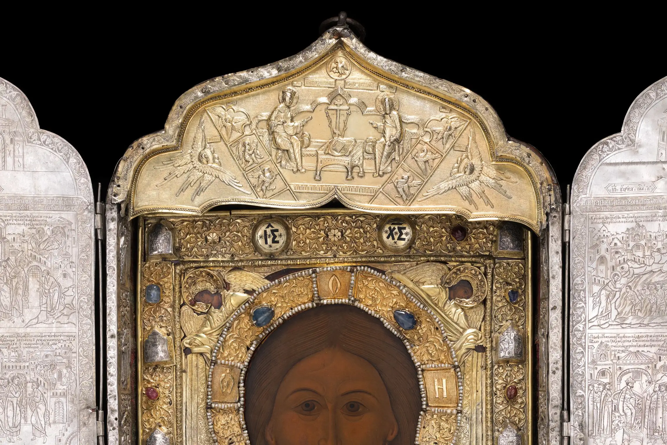 Cropped - Triptych with the Mandylion