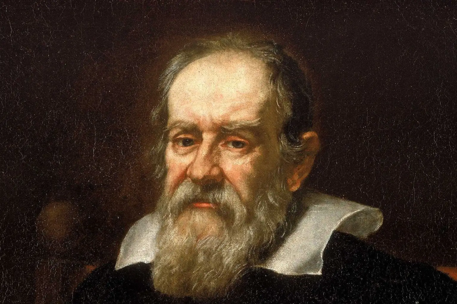 Cropped - Portrait of Galileo Galilei