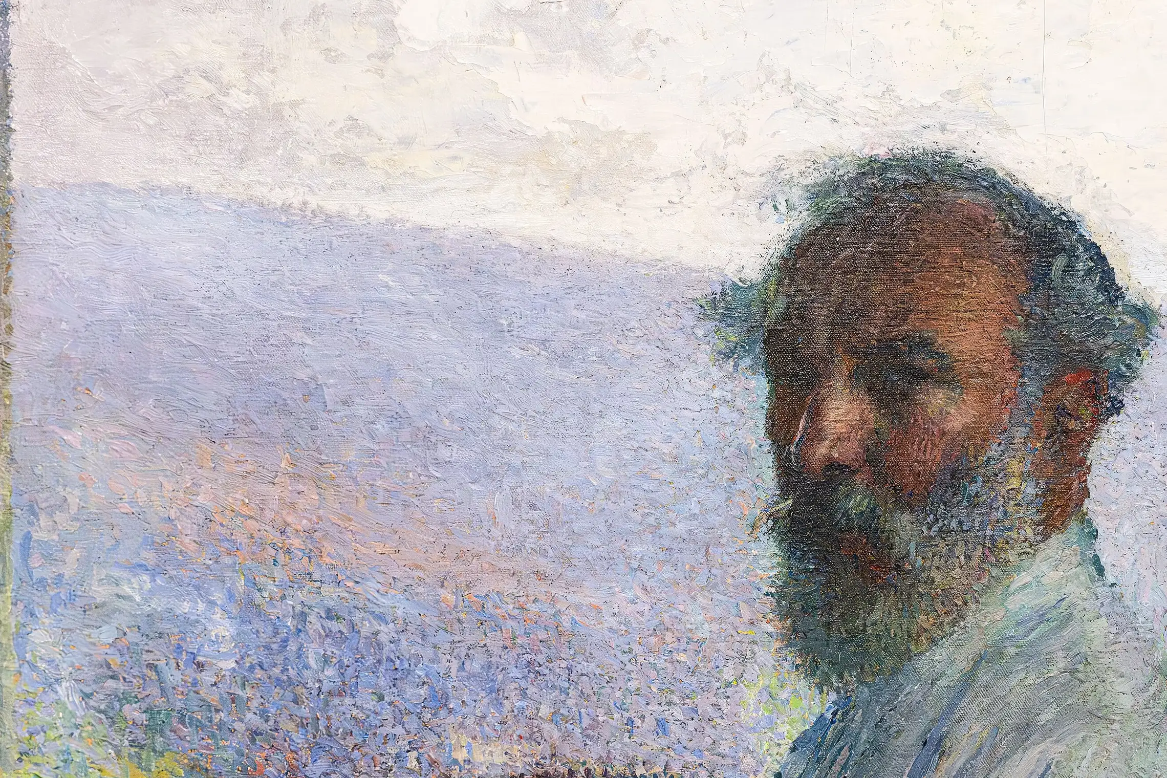 Cropped - (Cahors) Autoportrait 1912 - Henri Martin - Dépot d'Orsay