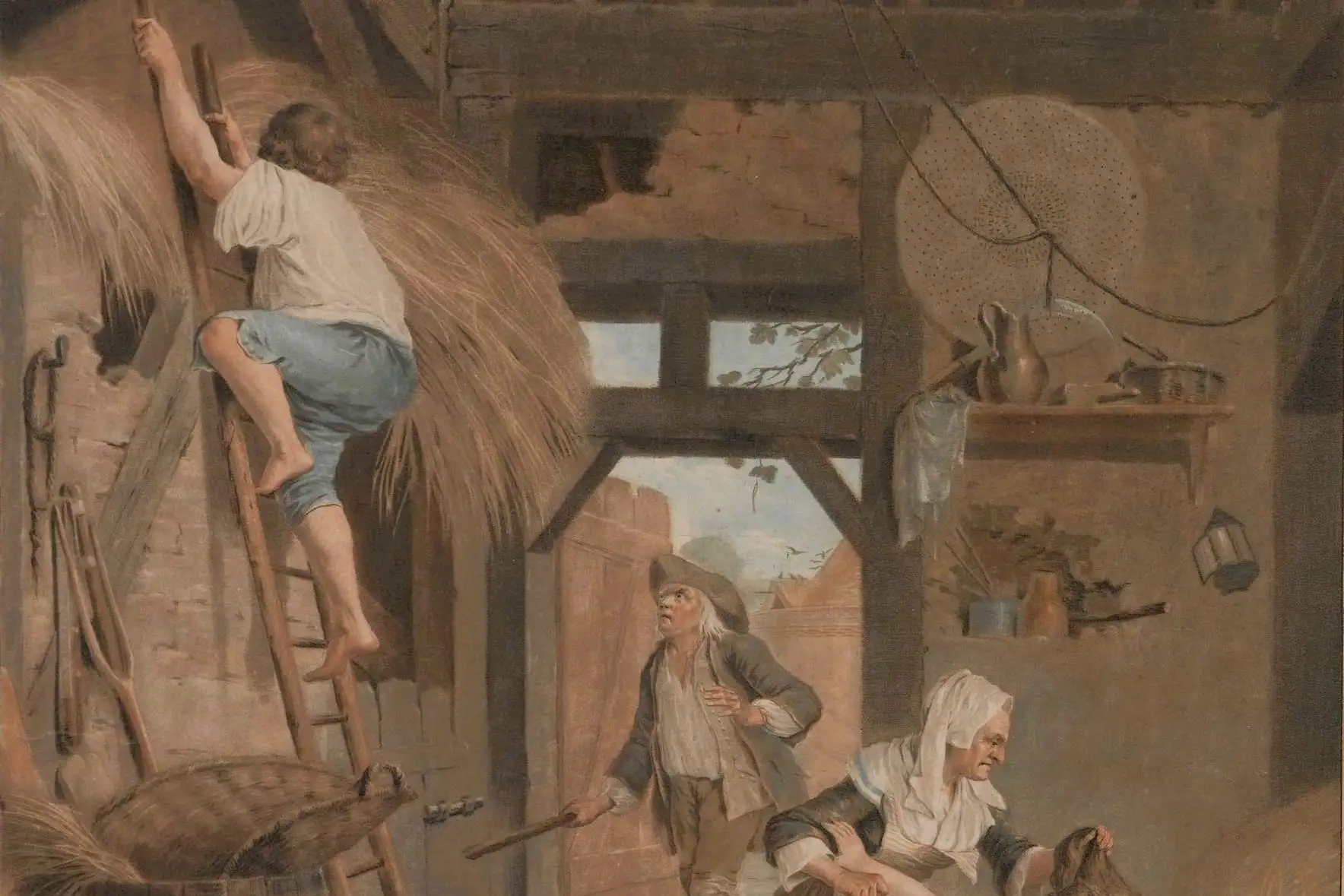 Cropped - Il est trop tard... peint et gravé par Sergent-Marceau 1789 archives départementales d'Eure-et-Loir Chartres France