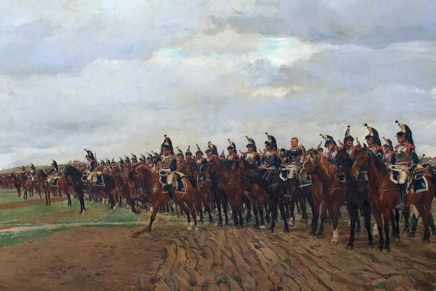 Cropped - 1805, Les Cuirassiers avant la charge