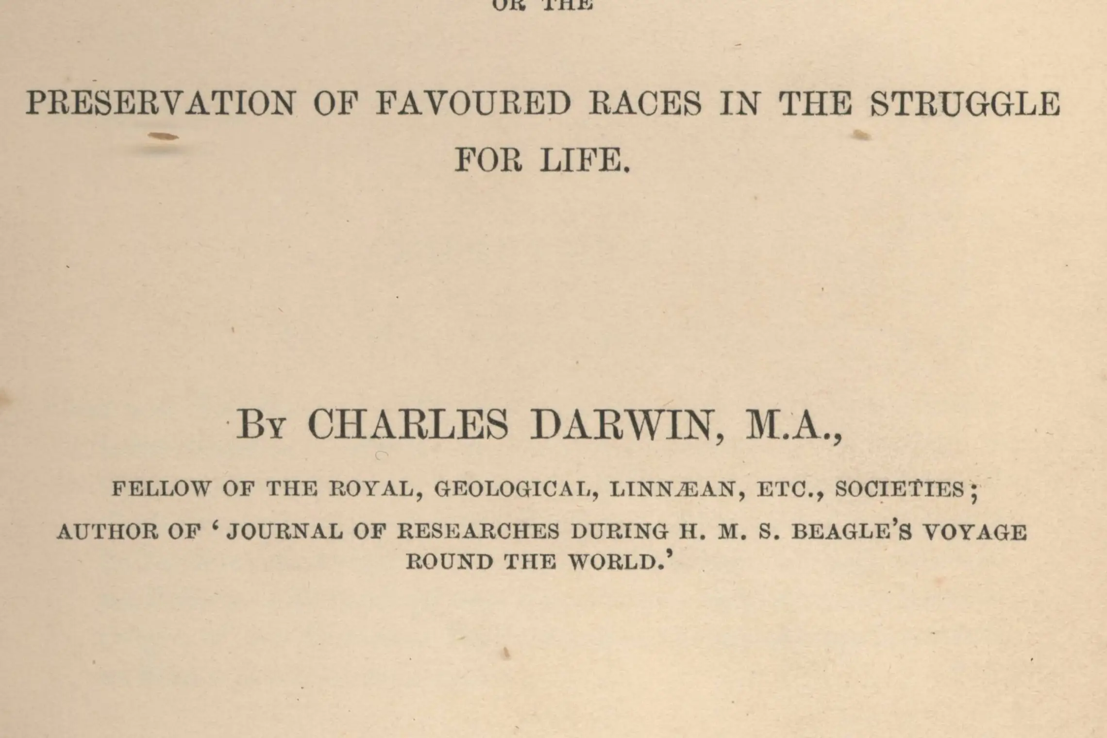 Cropped - Origin of Species title page