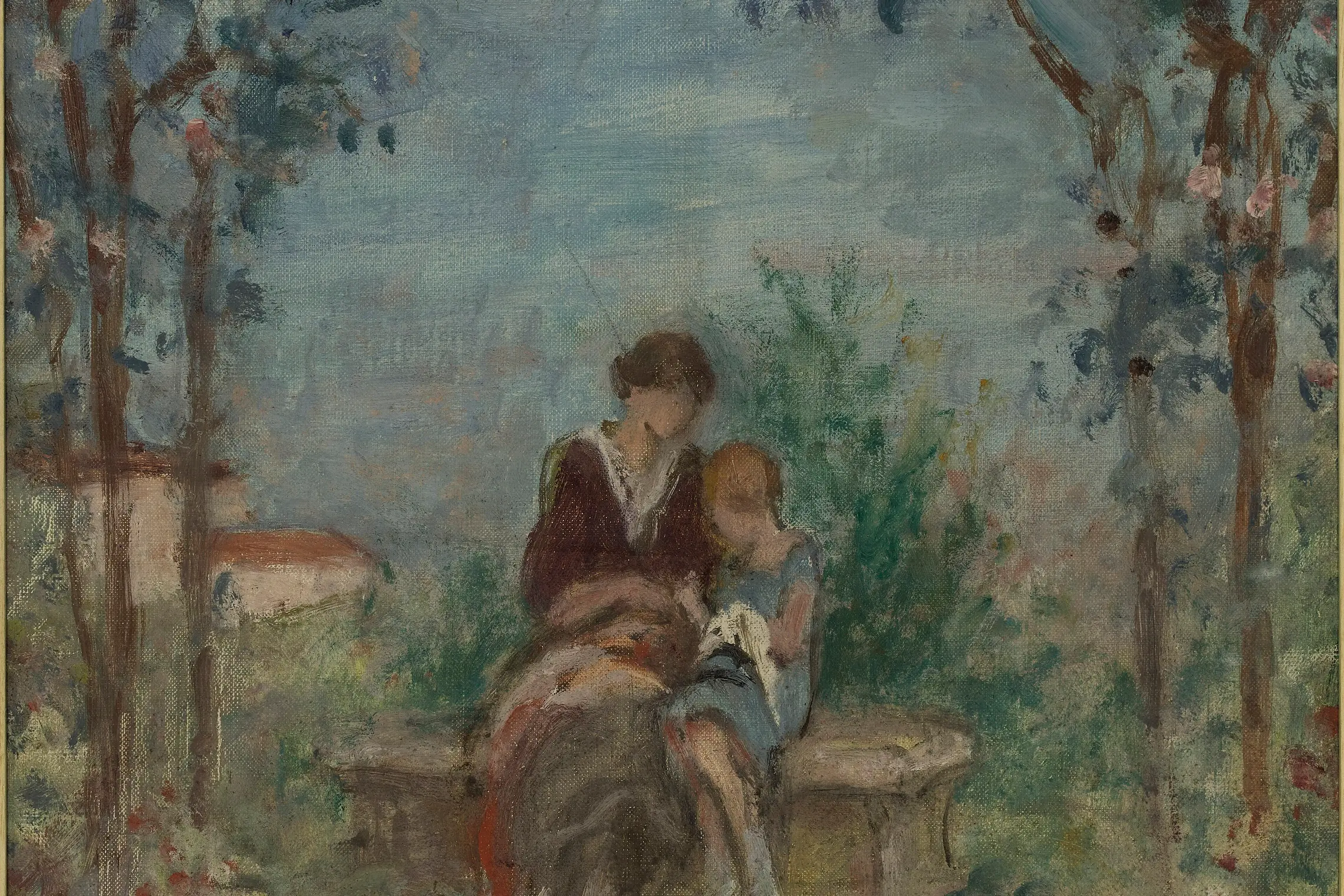 La couture : Esquisse pour le préau de l'école des filles de l'avenue Simon-Bolivar, 19ème arrondissement de Paris