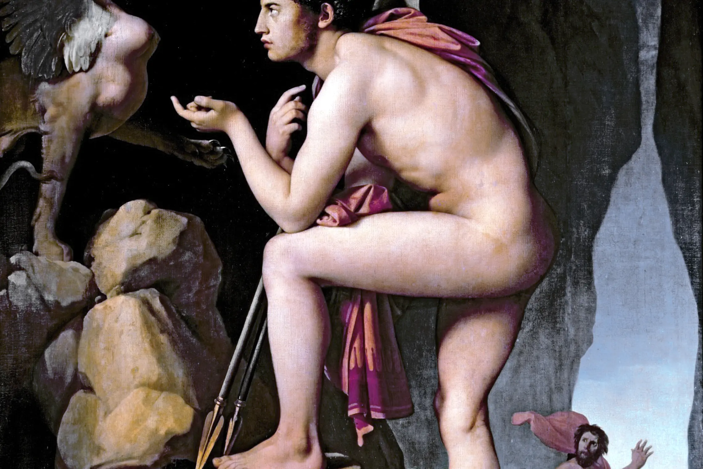 Œdipe explique l'énigme du sphinx Oedipus and the Sphinx