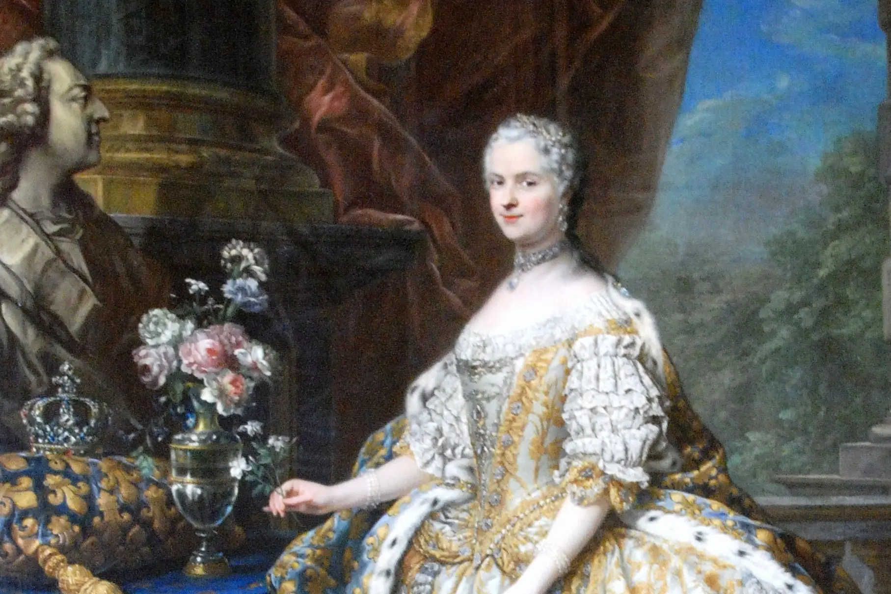 Cropped - Marie Leczinska, Reine de France (1703-1768)