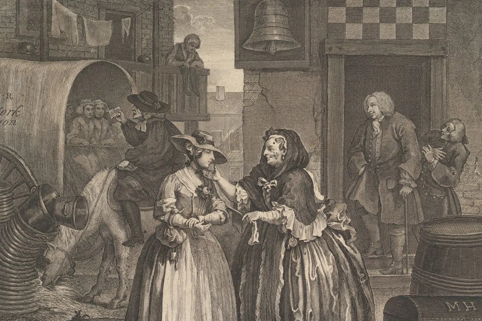 Cropped - A Harlot's Progress, Plate 1