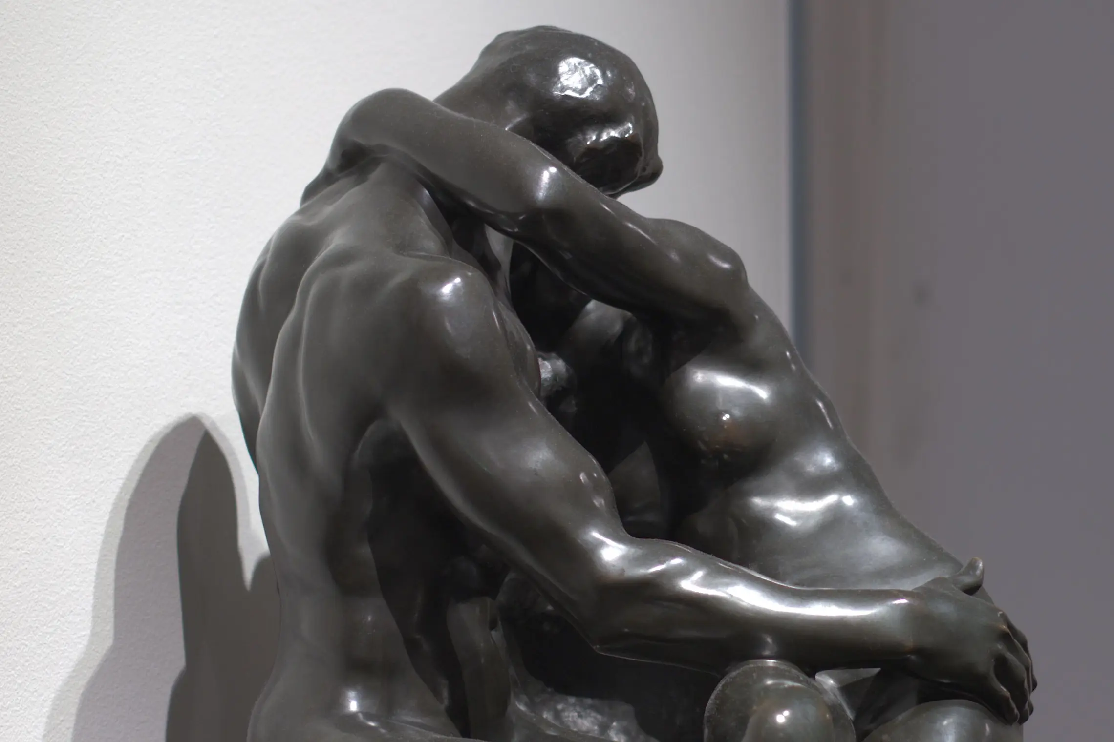 Cropped - The Kiss (Paolo and Francesca) 1886 bronze by August Rodin (IMGP2717a)