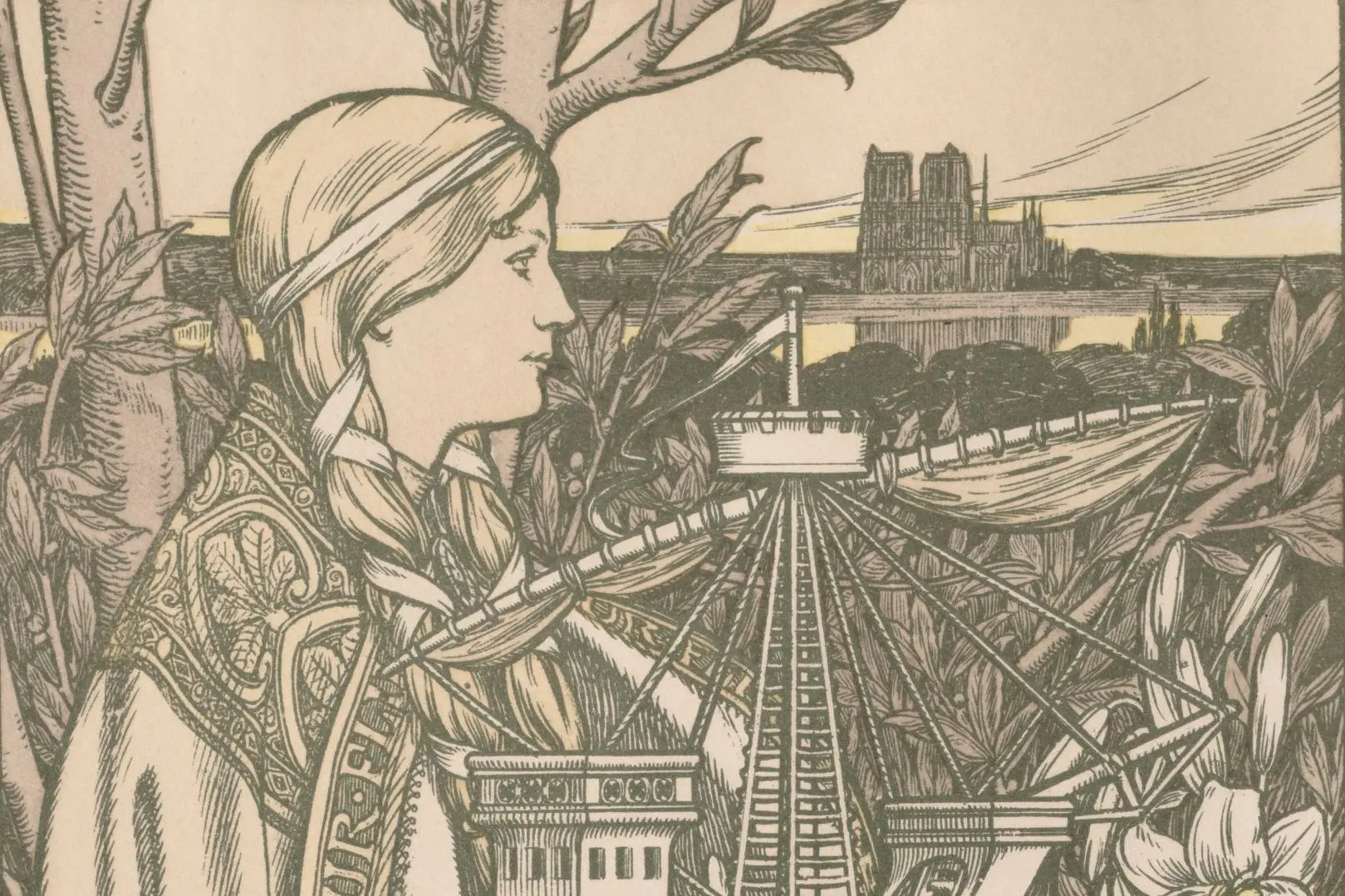 Cropped - published in L'Estampe Moderne: Lutèce