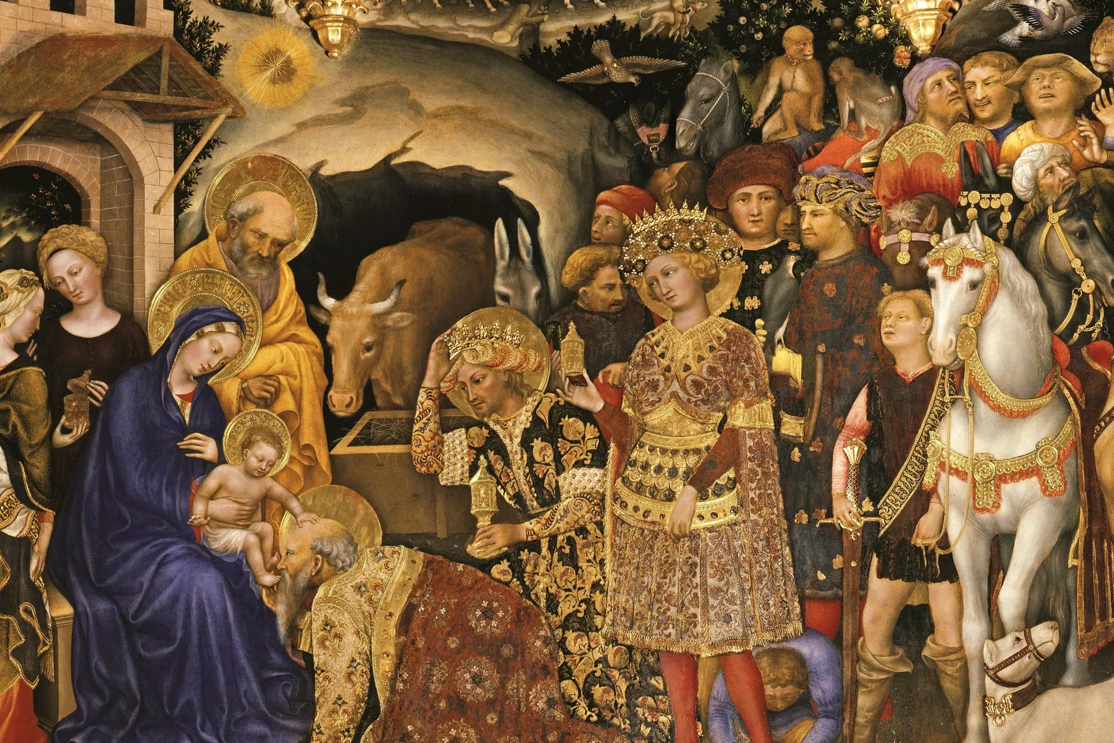 Cropped - Adoration of the Magi (detail)