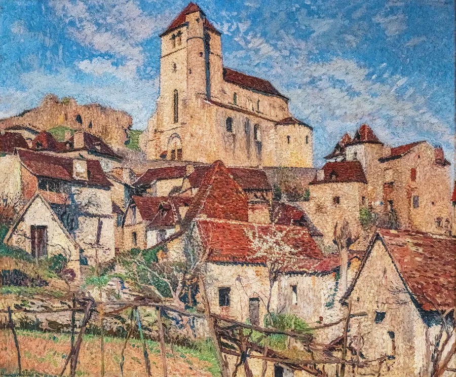 (Cahors) Les Toits, Saint-Cirq Lapopie (Lot) - Henri Martin - Musée d'Orsay