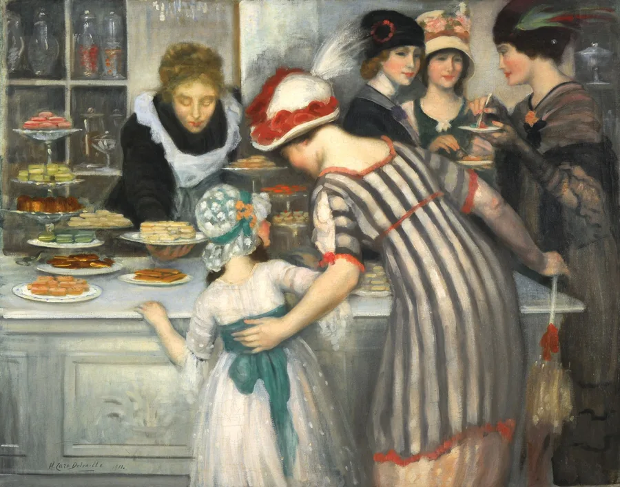 Dans la patisserie Dans la patisserie