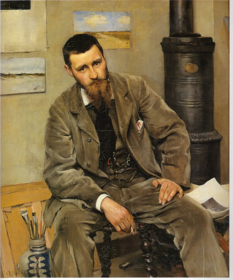 Portrait of Nils Kreuger, painter and