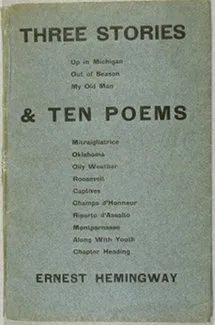 Three Stories and Ten Poems, cover