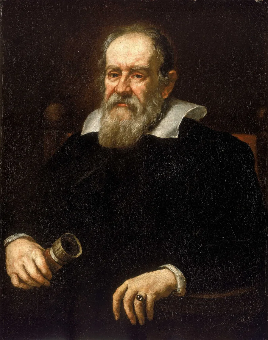 Portrait of Galileo Galilei in old age.