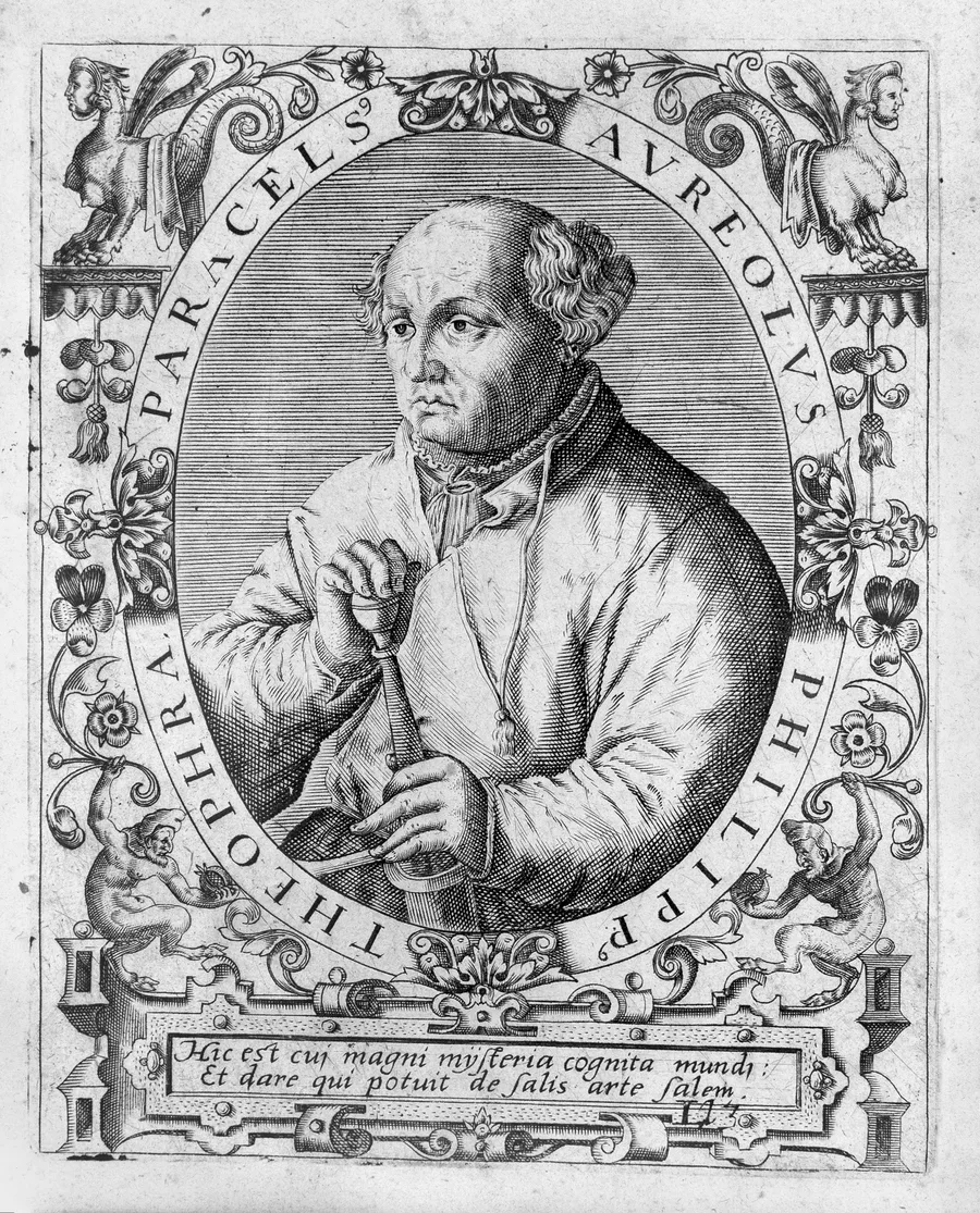 Portrait of Paracelsus.