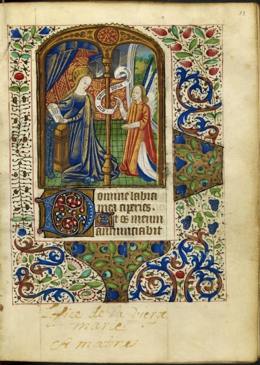 Manuscript, Book of Hours, Use of Lisieux, in Latin