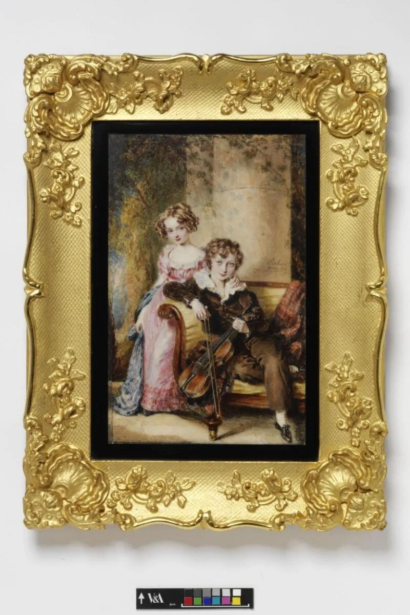 Portrait of Miss Mary Wedderburn Stirling and Master Patrick Stirling