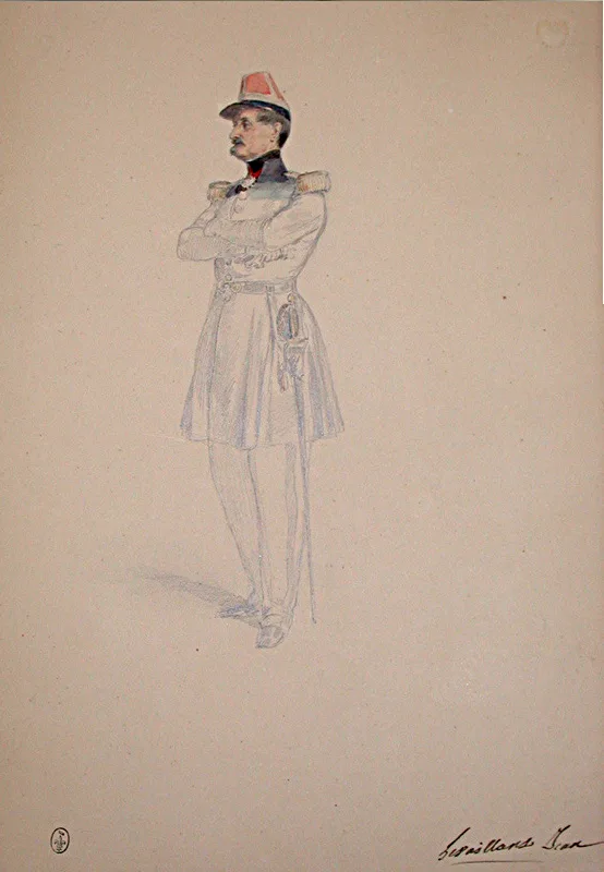 Jean Levaillant, from "le Siège de Rome en 1849, 3 tomes".