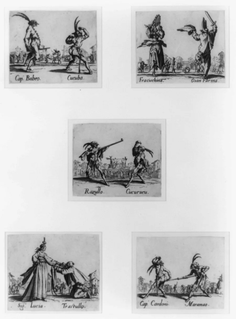 Balli di Sfessania 'di Jacomo Callot LCCN92517025