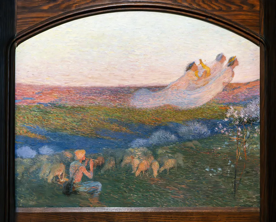 (Cahors) Berger et ses trois muses - Henri Martin - Musée de Cahors Henri-Martin
