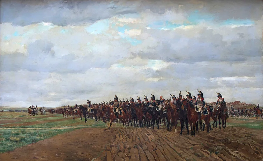 1805, Les Cuirassiers avant la charge