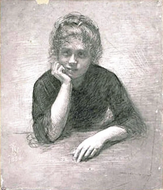 Louise Breslau - Portrait de Madeleine Zillhardt - Louvre, Musée d'Orsay
