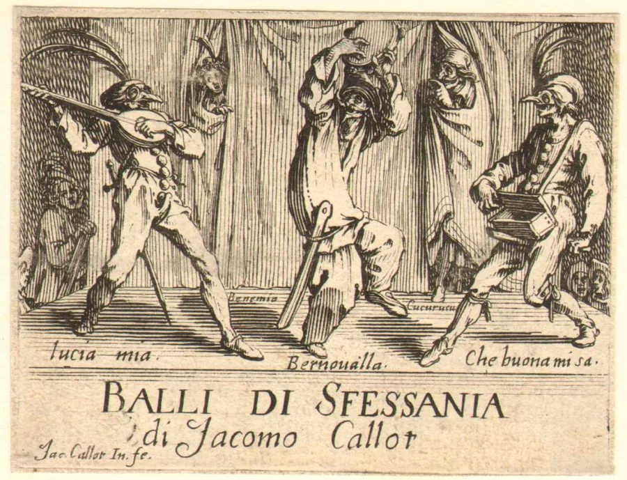 Balli di Sfessania, Frontispiece