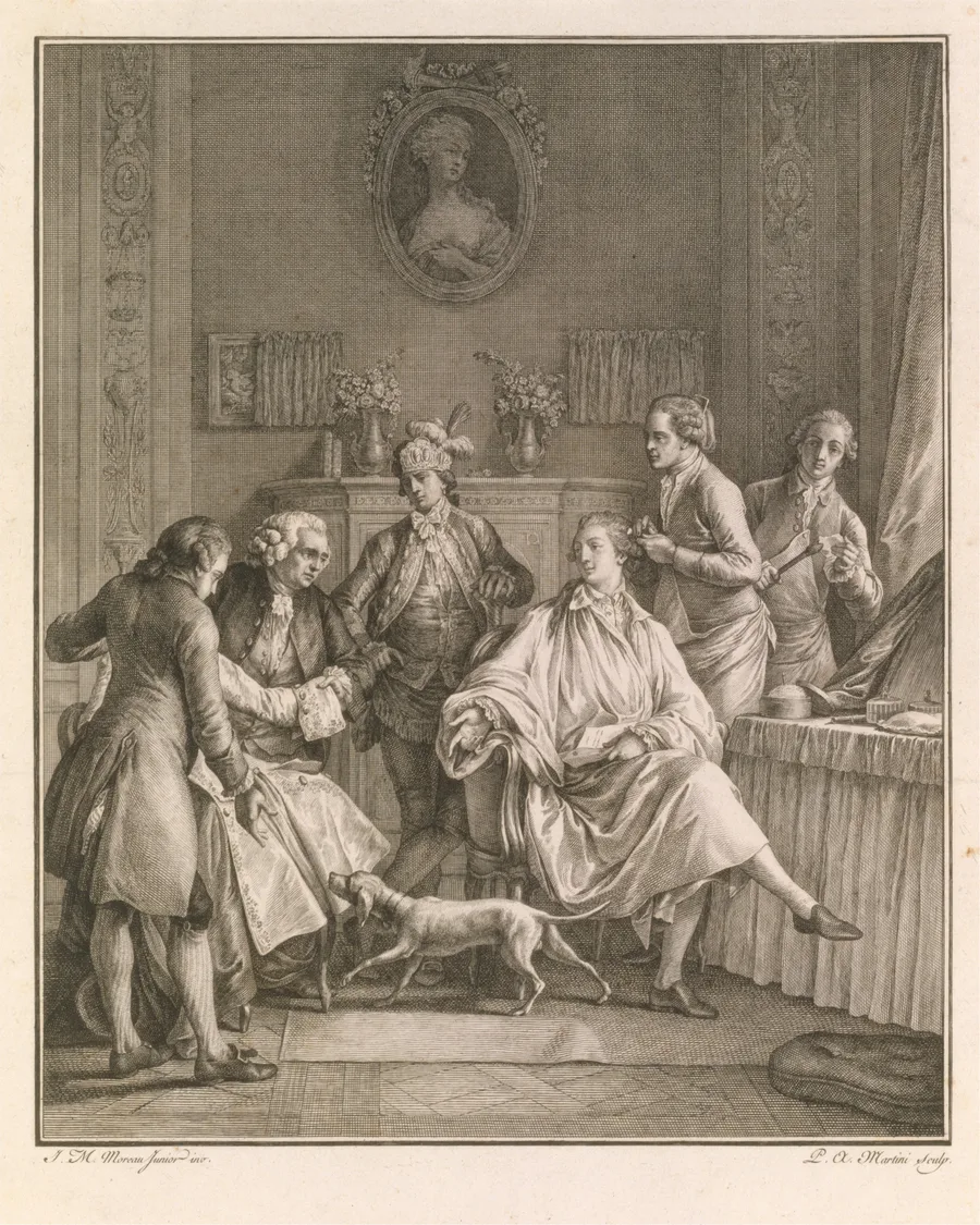The Morning Toilet (La Petite Toilette), from Le Monument du Costume