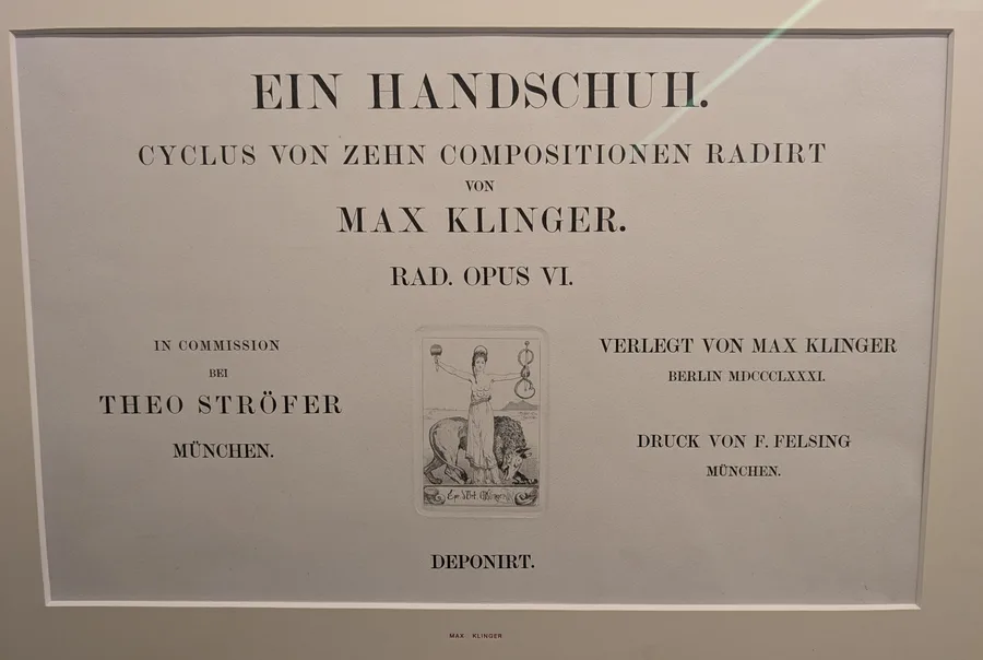Max Klinger Ein Handschuh (1881)