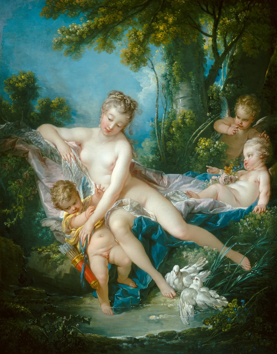 Le Bain de Vénus Venus Consoling Love