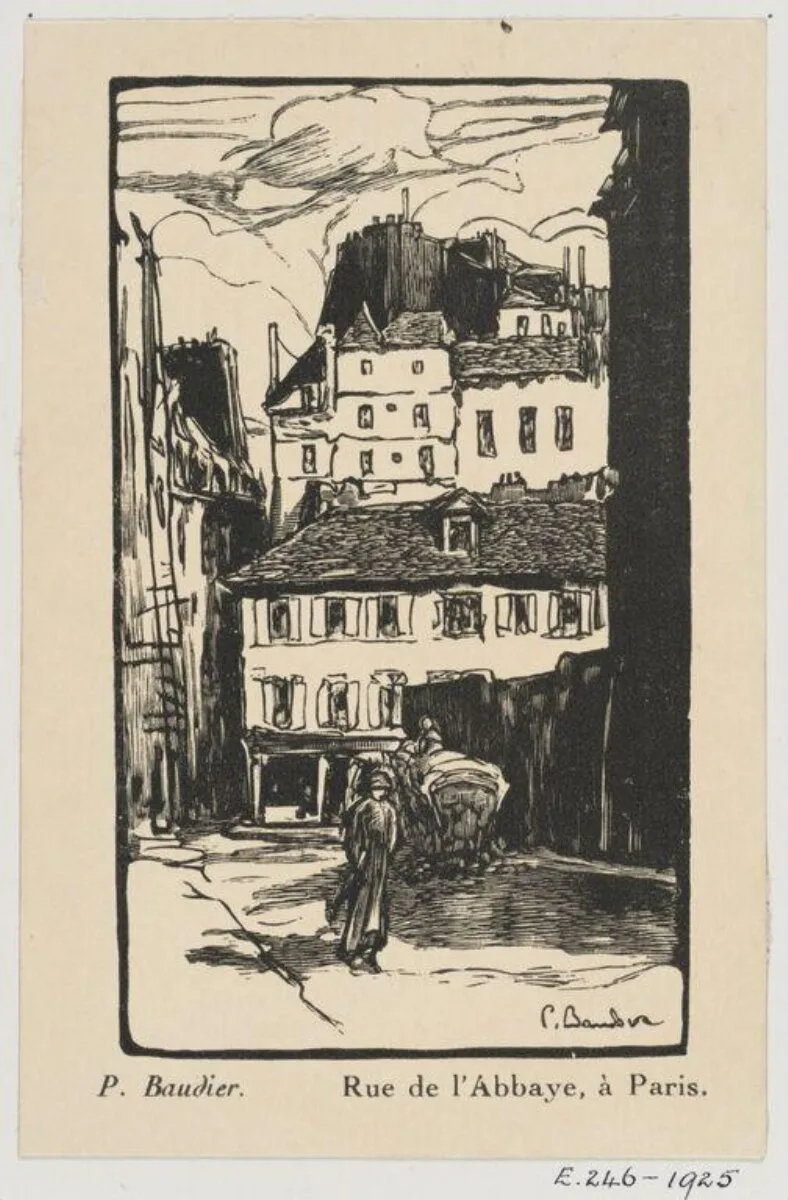 Rue de l'Abbaye, à Paris