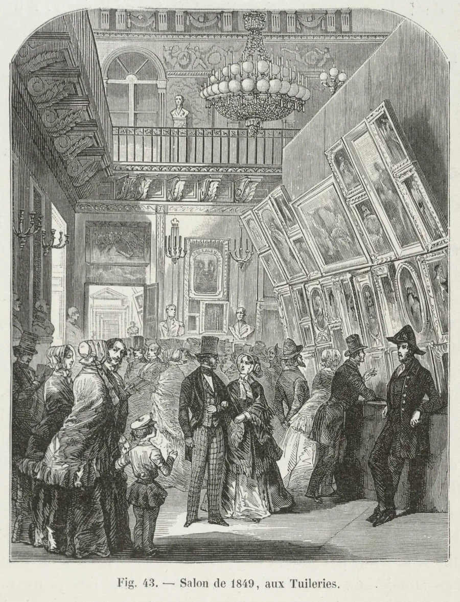 Salon de 1849, aux Tuileries.