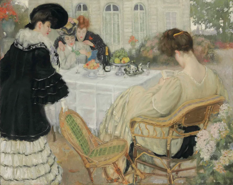Henry Caro-Delvaille - Ladies taking tea