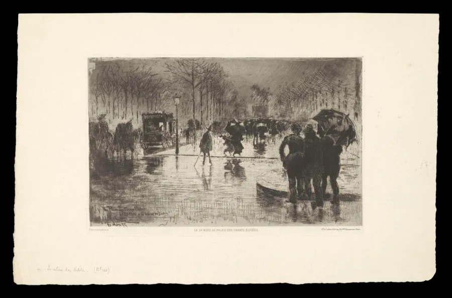 The return of the artists, or, 20th March at the Palais des Champs Elysées