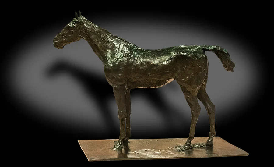 Degas's sculpture Horse at a Stop.
